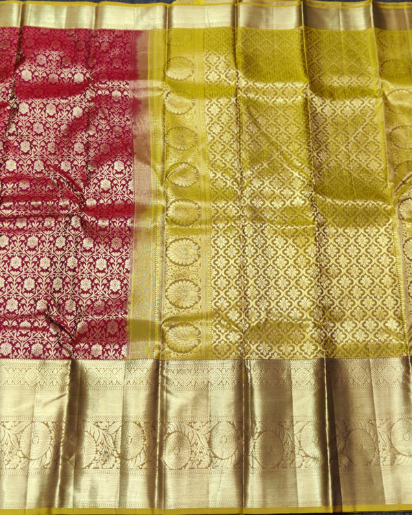 Kanchi pure Bridal wear saree @30% Off - KMP03 alternate view