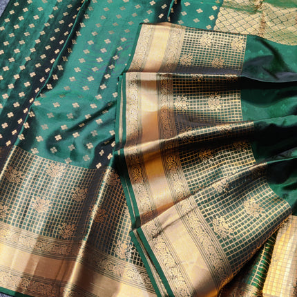 Kanchi pure vintage silk Saree - KMP2078