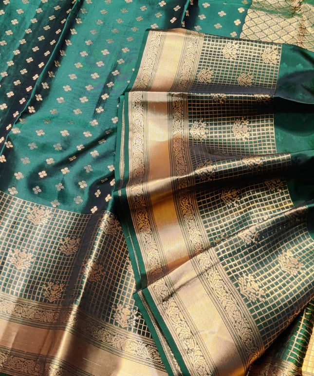 Kanchi pure vintage silk Saree - KMP2078