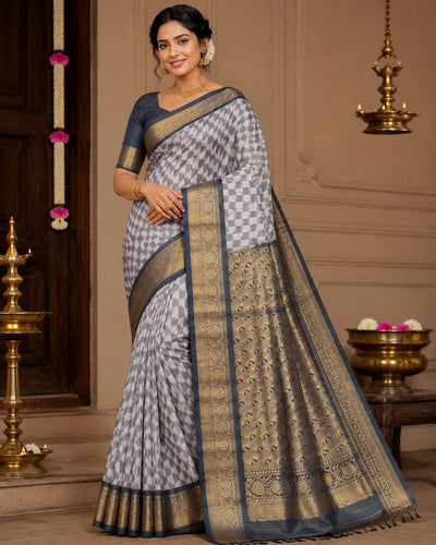 Ikkath Pure handloom silk saree - IKT01
