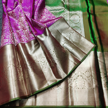 Kanchi pure Bridal wear saree @30% Off - KMP02