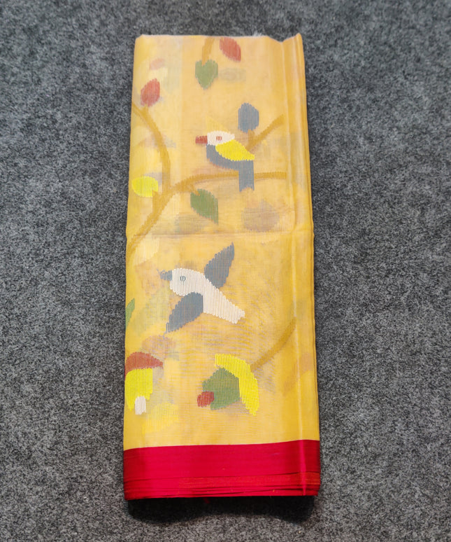 Jamdani handloom pure silk - JM13