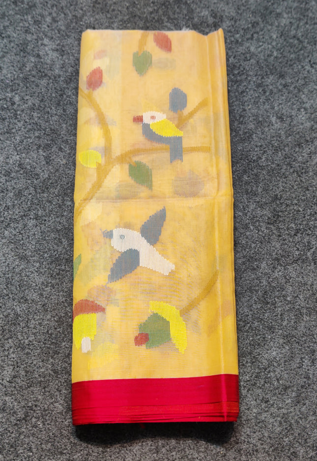 Jamdani handloom pure silk - JM13