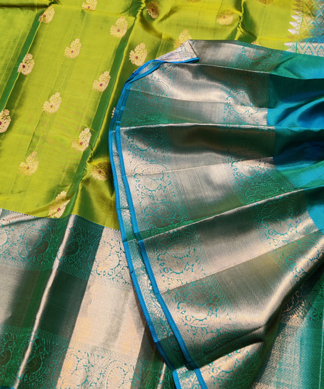 Meenakari kanchi Butta Saree - KMP3066