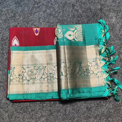 Meenakari kanchi lightweight pattu Saree - KMP3056