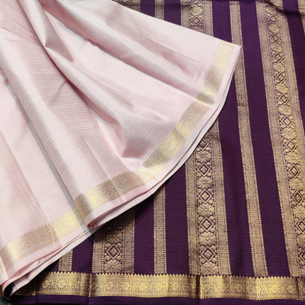 Kanchi pattu small border saree - KMP3018