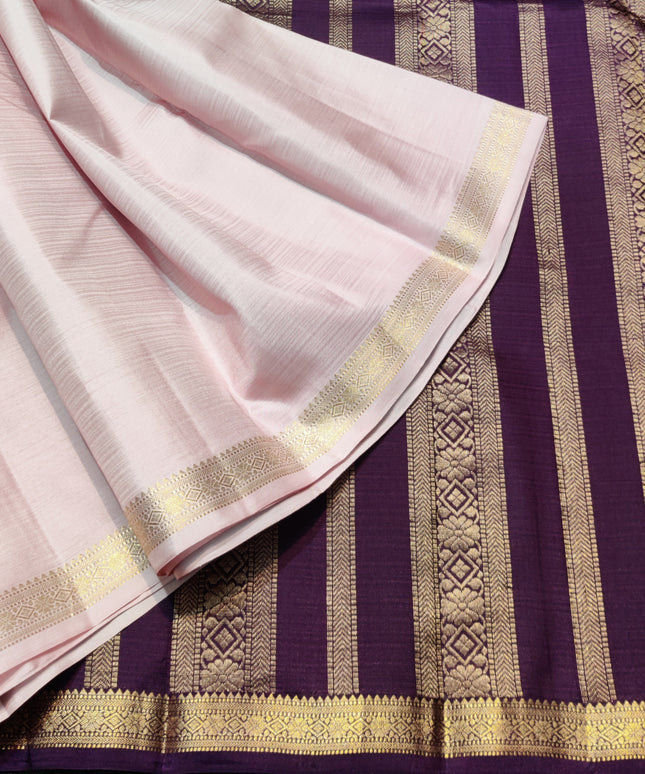 Kanchi pattu small border saree - KMP3018