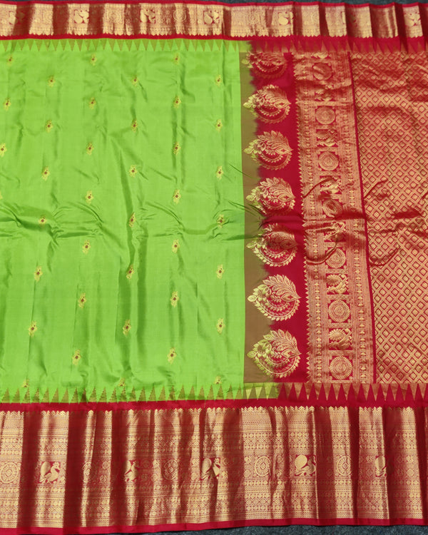 Gadwal Handloom pure silk- GPS56 alternate view
