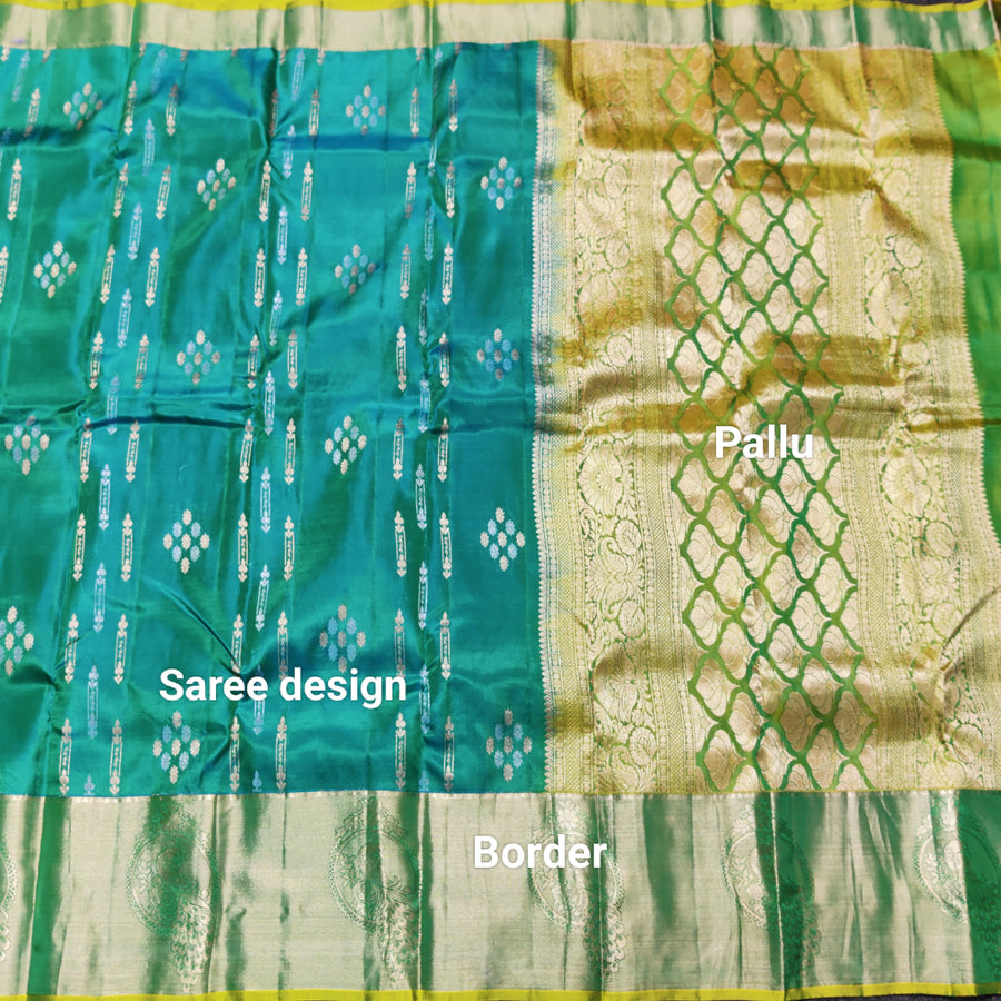 Lightweight pattu Scurt Border Saree - LWP415