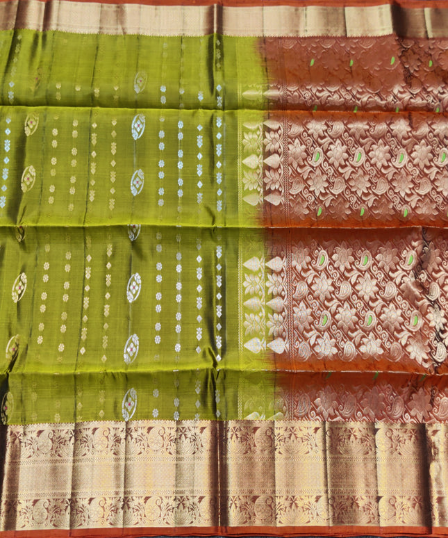 Meenakari kanchi lightweight pattu Saree - KMP3061