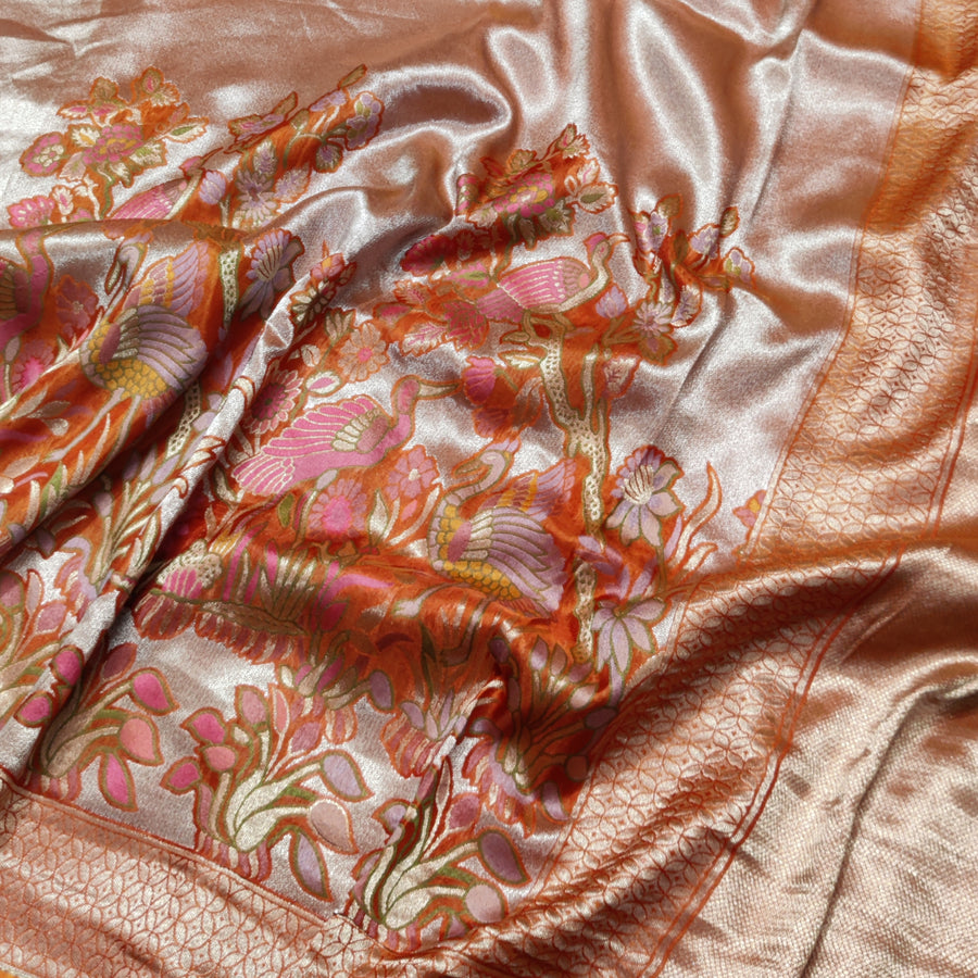 Banaras Tissue Allover Meenakari - BRS45