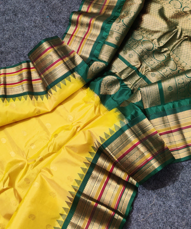 Gadwal Handloom Pure silk saree - GPS171