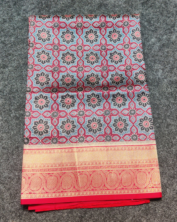 Kalamkari Silk saree - KM02 alternate view