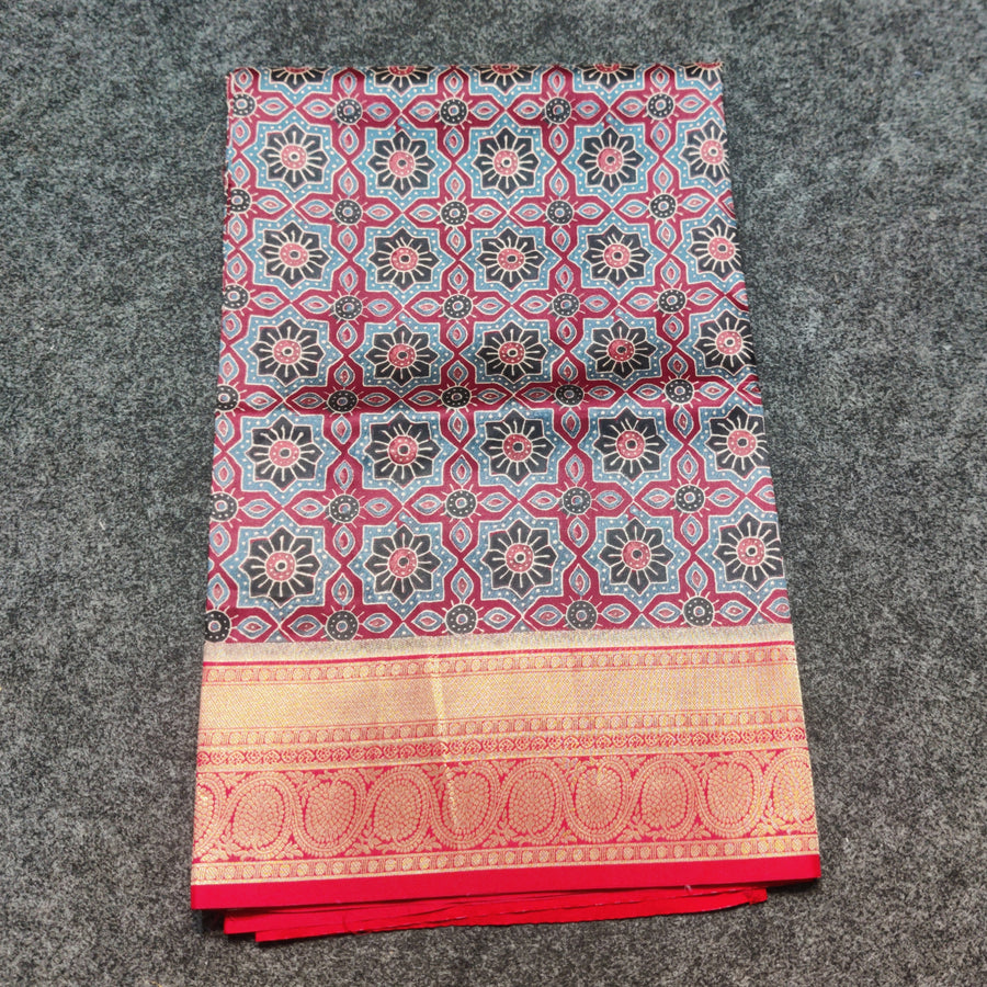 Kalamkari Silk saree - KM02