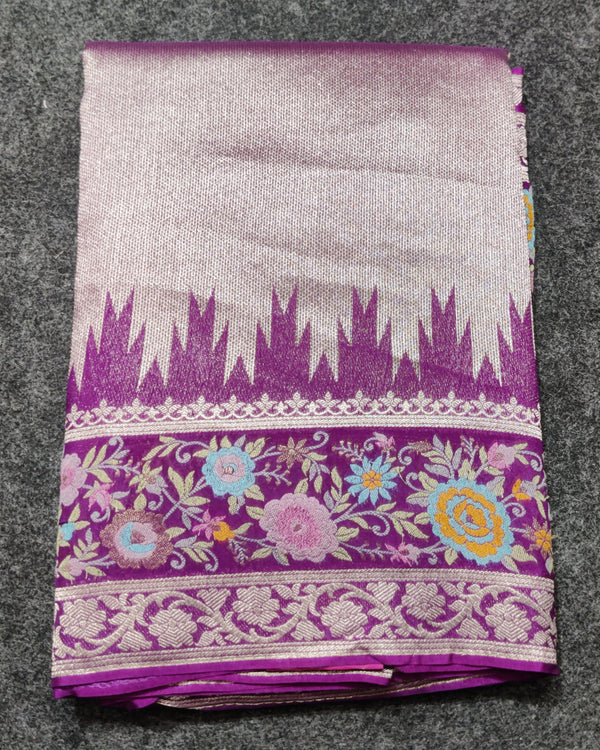 Banaras Tissue Paithani silk saree - BRS24
