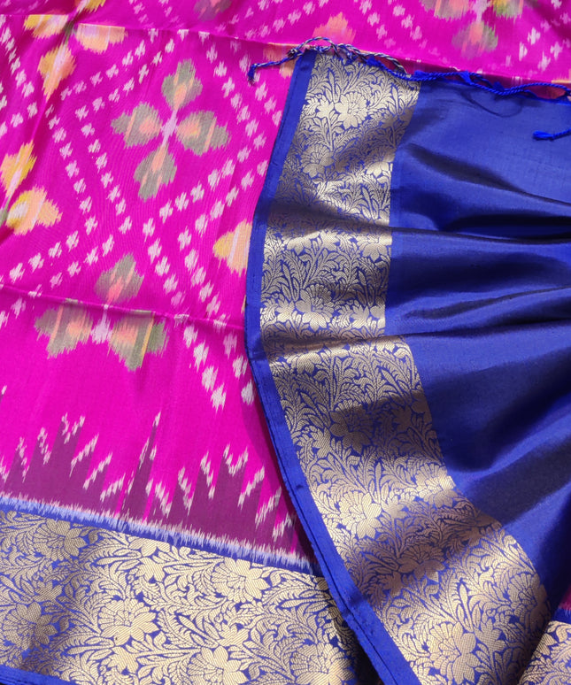 Ikkath Pure Silk Pattu Saree- IKT56