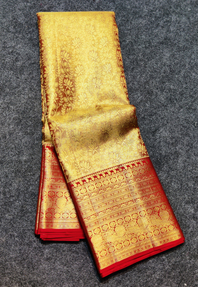 Kanchi Pattu Wedding Sarees @50% Off -KMP1747