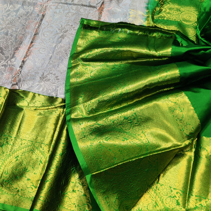 Kanchi pattu half fine Bridal Saree - HF04