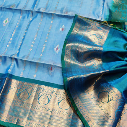 Meenakari kanchi lightweight pattu Saree - KMP3168
