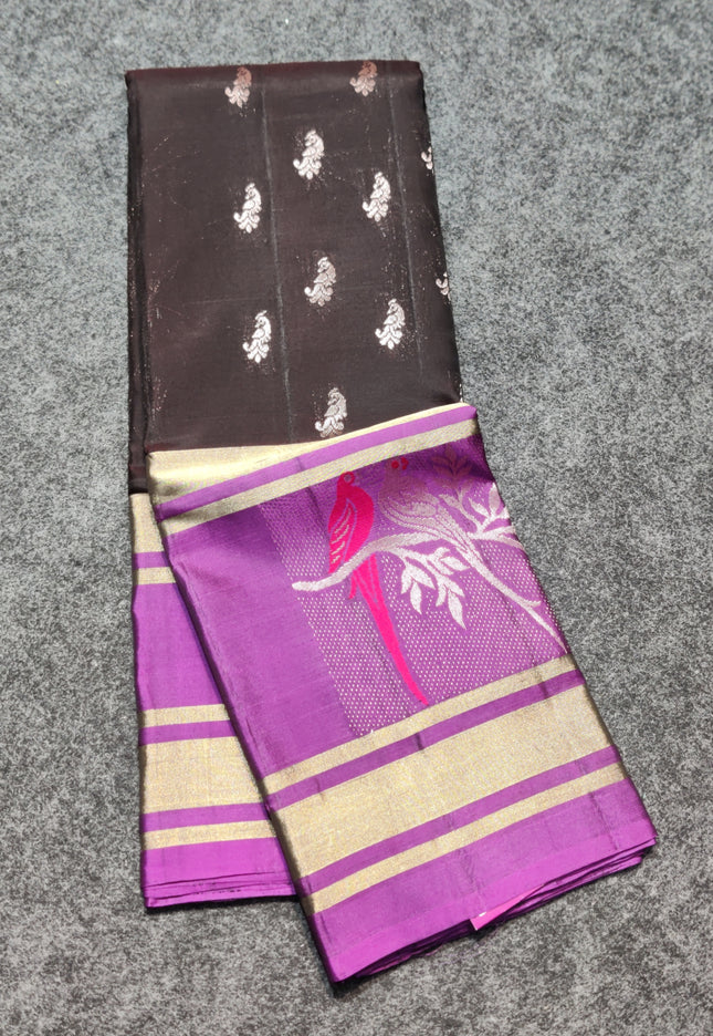 Lightweight Pattu Scurt Border Saree - LWP1077