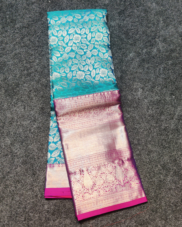Kanchi pattu half fine bridal wear saree HF34