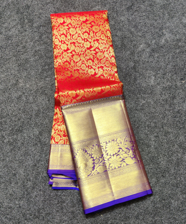 Kanchi pure Bridal wear saree @30% Off - KMP10