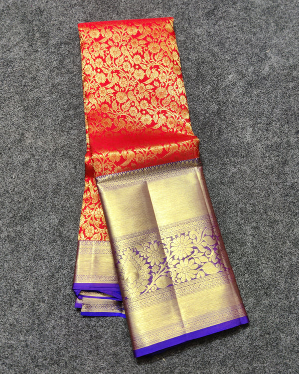 Kanchi pure Bridal wear saree @30% Off - KMP10