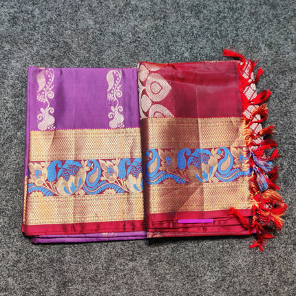 Meenakari kanchi lightweight pattu Saree - KMP2004