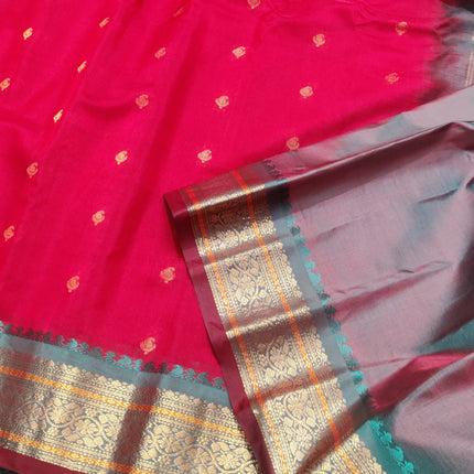 Gadwal Sico Silk Saree - GS161
