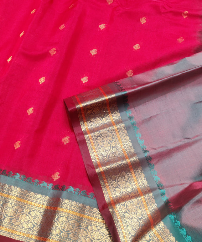 Gadwal Sico Silk Saree - GS161