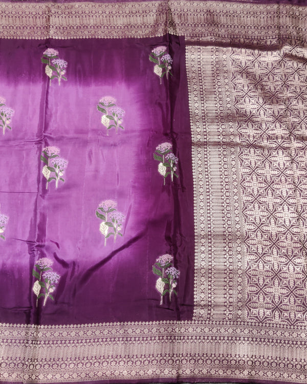 Satin Silk Saree- SA17 alternate view