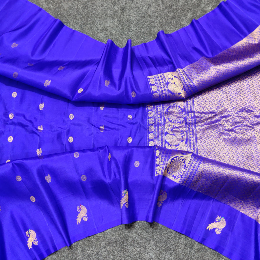 Gadwal Handloom pure silk- GPS07