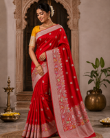 Mashru satin Silk Saree- MS23