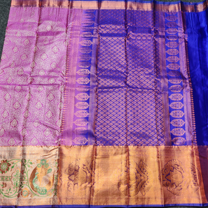 Kanchi pattu half fine bridal wear saree HF30