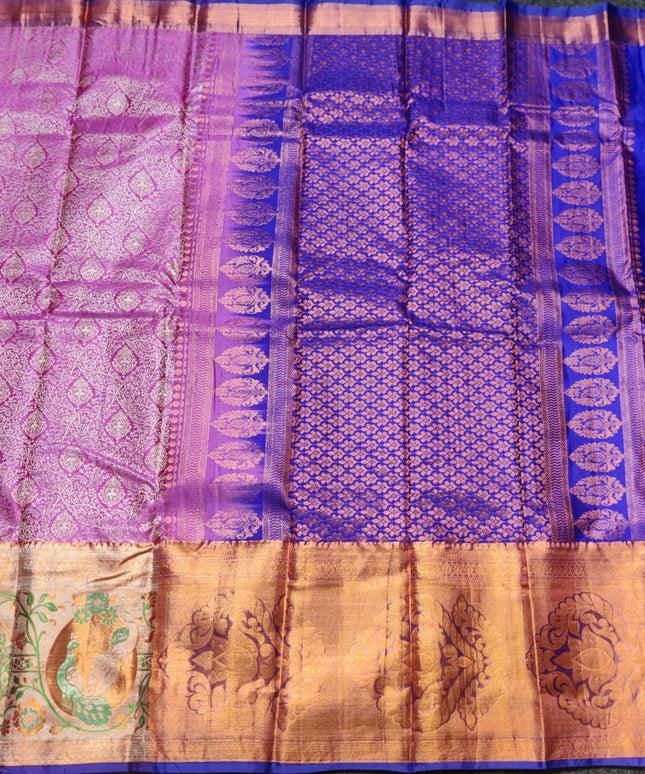 Kanchi pattu half fine bridal wear saree HF30