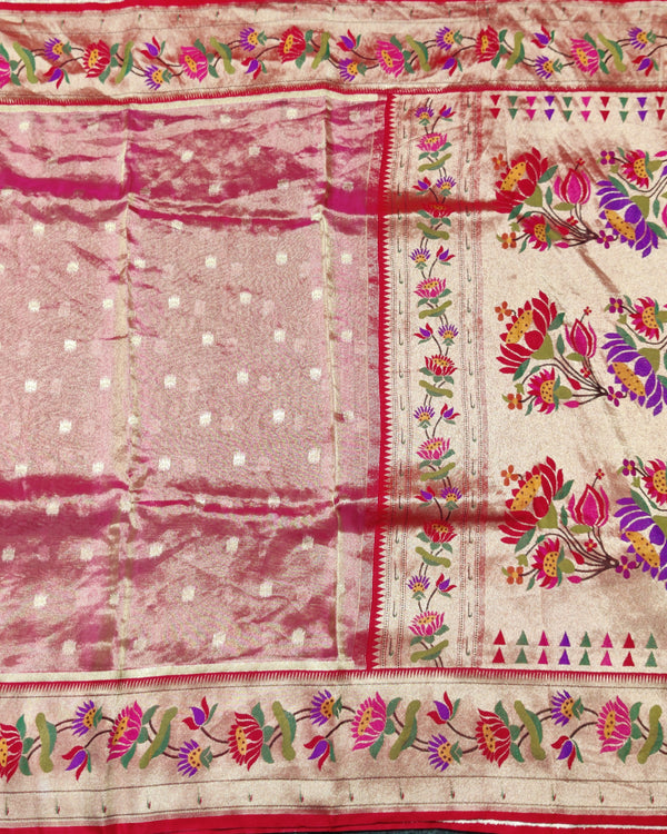 Banaras Tissue Paithani silk saree - BRS14 alternate view