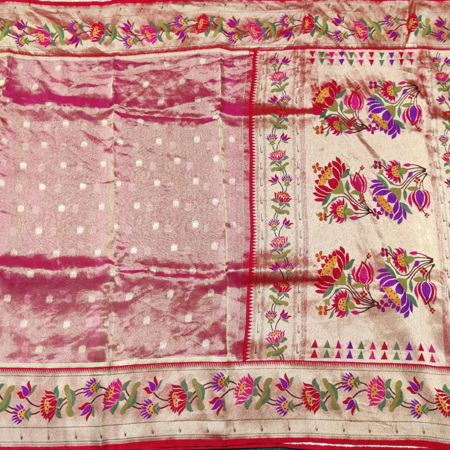Banaras Tissue Paithani silk saree - BRS14