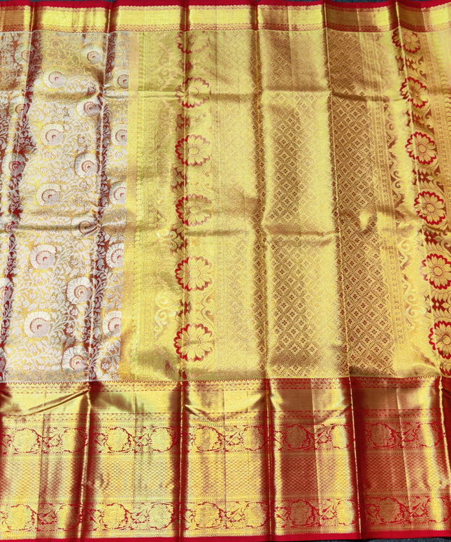 Kanchi Pattu Wedding Sarees @30% Off -KMP969