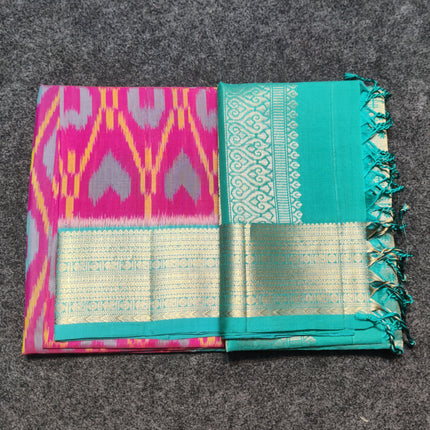 Ikkath Pure Silk Pattu Saree- IKT61