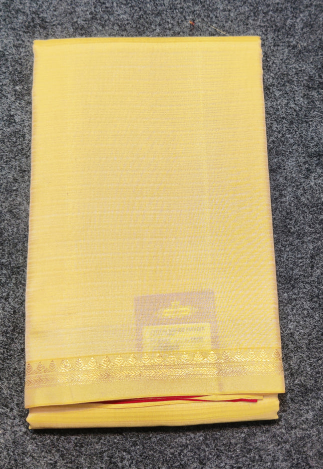 Kanchi pattu small border saree - KMP2031