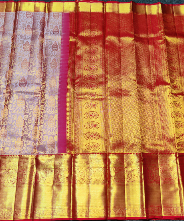 Kanchi Meenakari Brocade Pure handloom Silk Saree - KMP1641