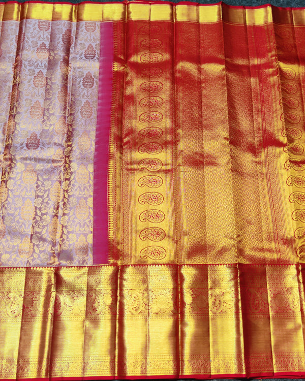 Kanchi Meenakari Brocade Pure handloom Silk Saree - KMP1641 alternate view
