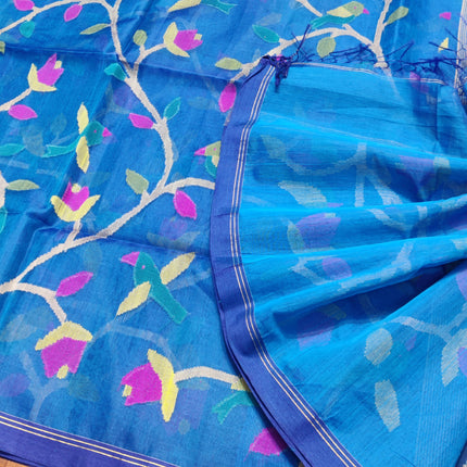 Jamdani handloom pure silk - JM14