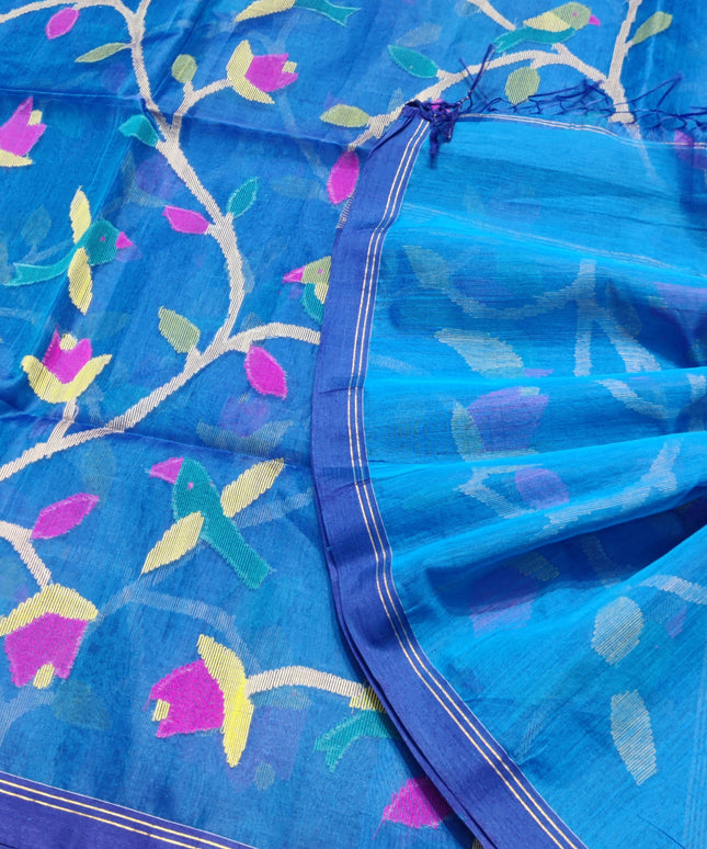 Jamdani handloom pure silk - JM14