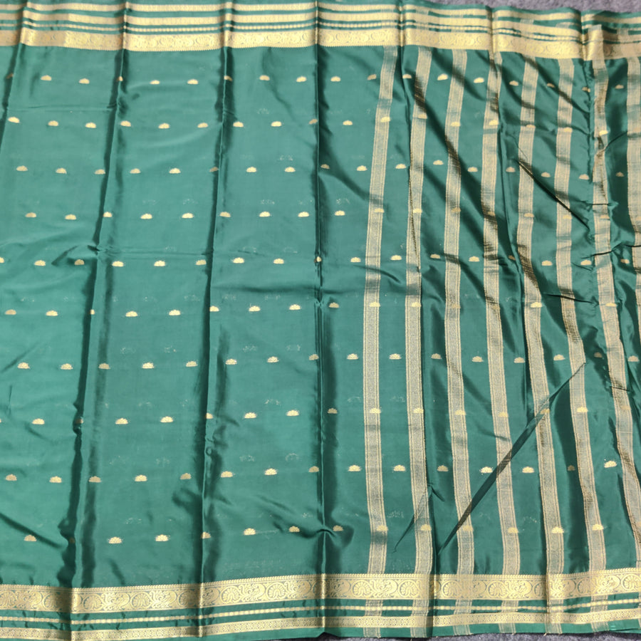 Mysore crepe semi silk saree - M08