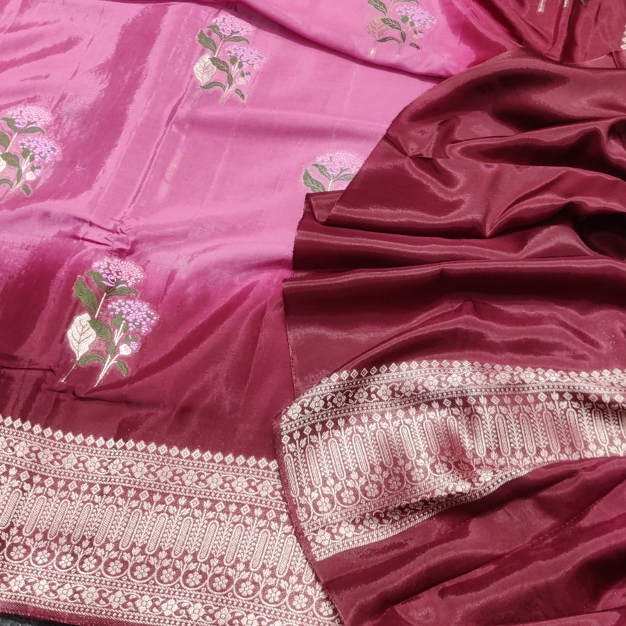 Satin Silk Saree- SA11