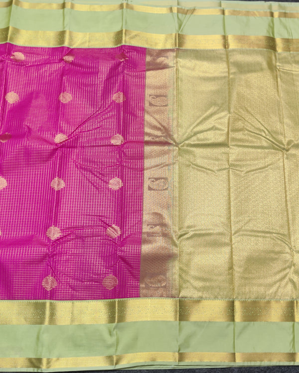 Kanchi semi vintage silk Saree -KS10 alternate view