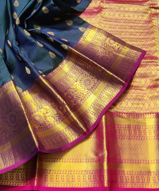 Kanchi Pure Silk Saree- KMP3044