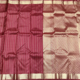 Kanchi pattu small border saree - KMP263