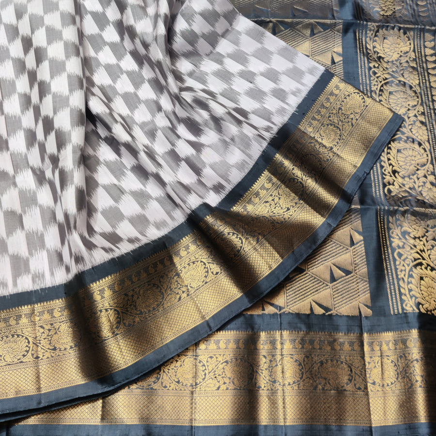 Ikkath Pure handloom silk saree - IKT01